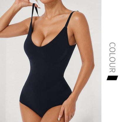 Yoga Bodysuit Chest Support With Chest Pad For Women