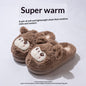 Cute, Non-slip, Warm, And Thick-soled Plush Slippers