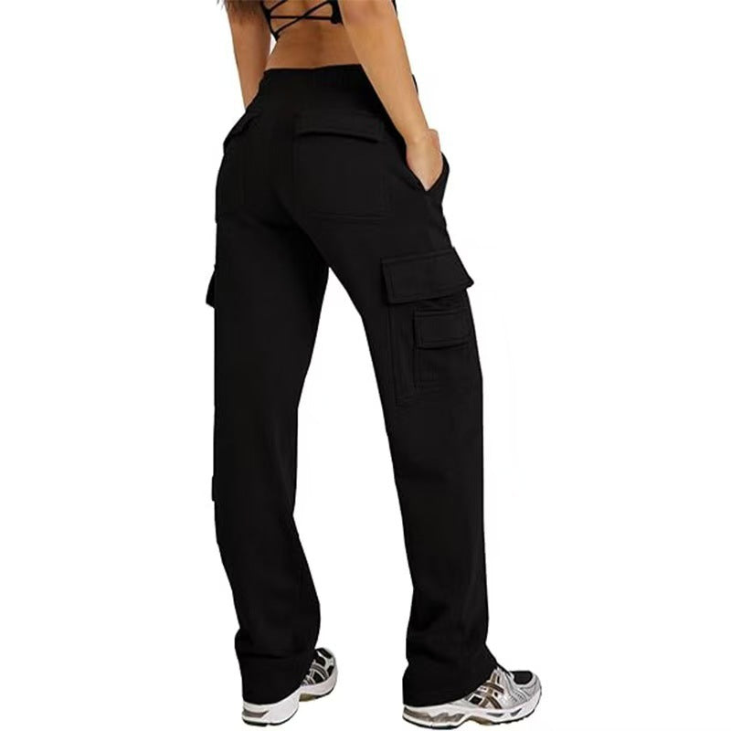 Multi-pocket Y2g Overalls Casual Loose Sports Fitness Wide-leg Pants