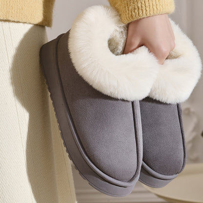 Womens Fashionable Platform Snow Boots