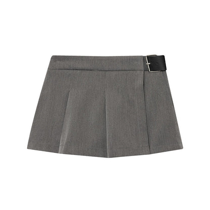 Women's Pure Desire Wide Pleated Belt Culottes