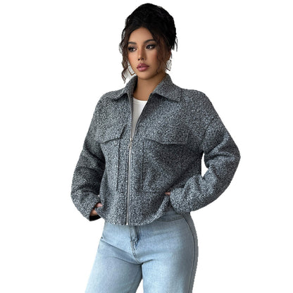 Elegant Long-sleeved Jacket For Women