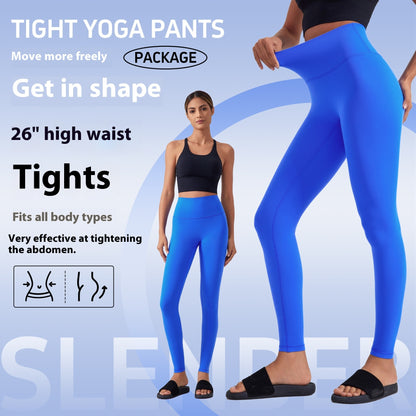 Nude Feel No T-line Fitness High Waist Hip Lift Sports Yoga Pants