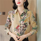 Women's Casual Loose French Printed Shirt