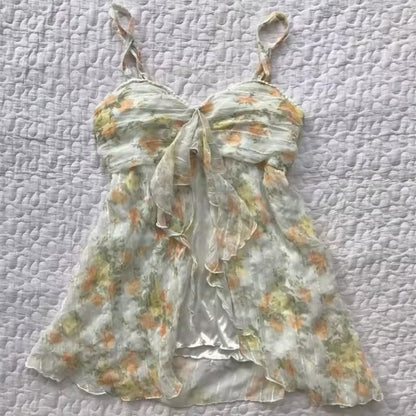 Fashion Sexy Hot Girl Striped Lace Bow Sweet Women's Fashion Clothing Sling