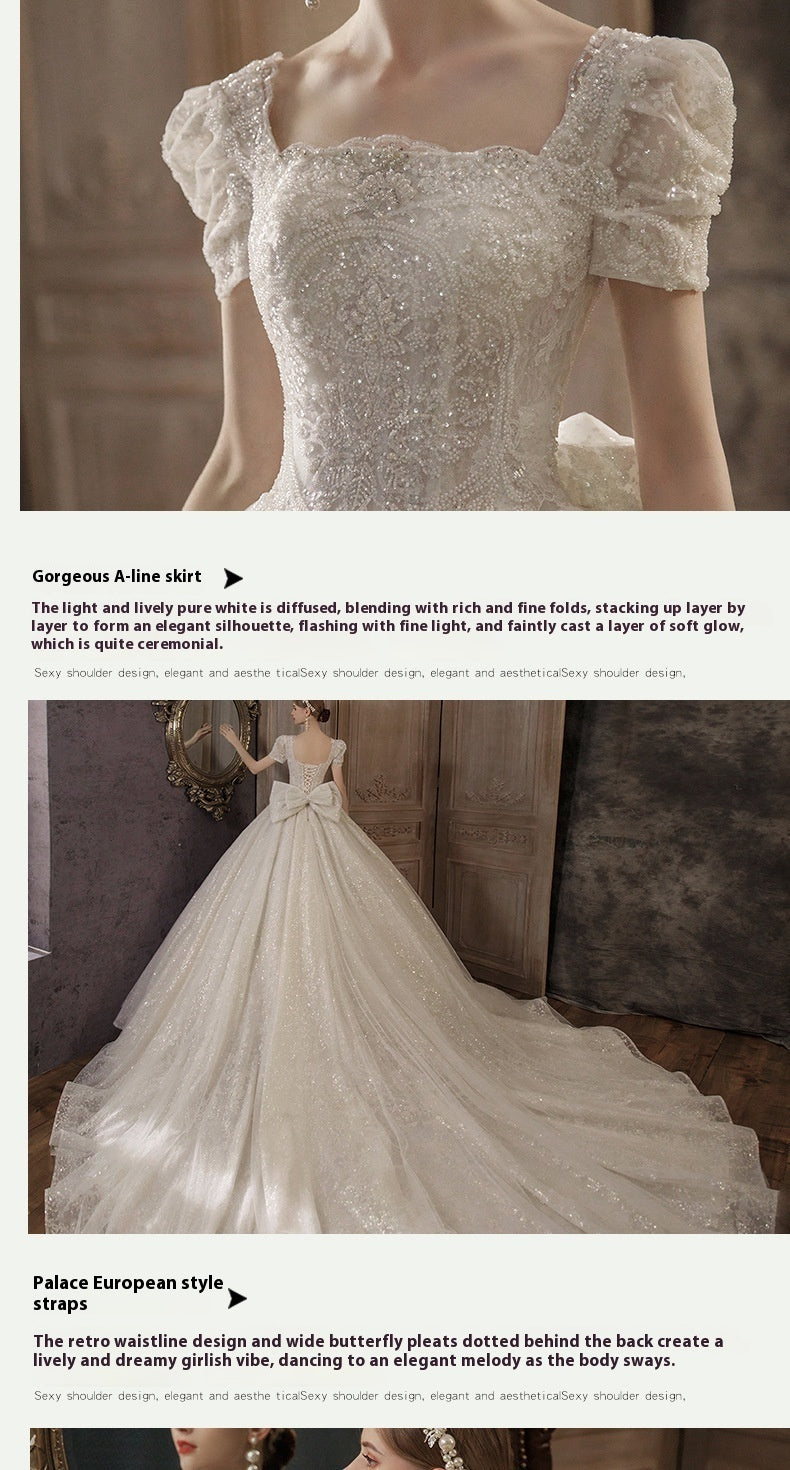 Temperament Bride Retro Super Fairy Mori Style Dream Wedding
