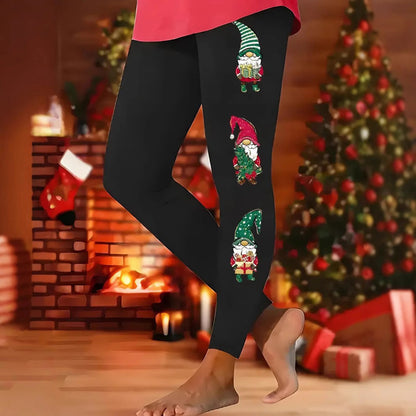 Leggings Christmas Tree Sequined Printing
