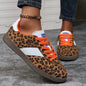 Leopard-print Casual Flat Sneakers