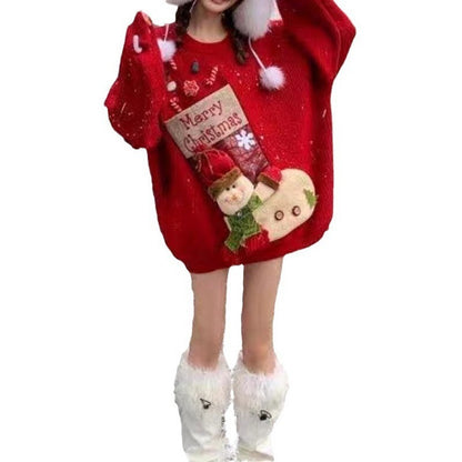 Christmas Sweater Women's Winter Loose