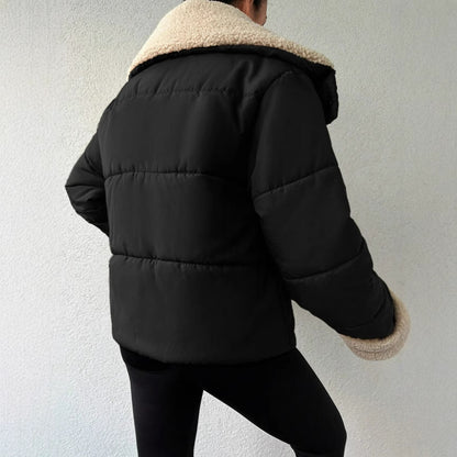 Small Ladies Belt Fur Collar Cotton Clothes