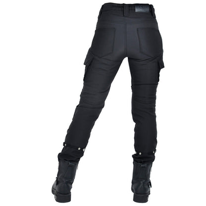 Motorcycle Waterproof Fleece Lined Thickened Drop-resistant Cycling Pants