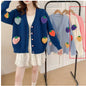 Handmade Embroidery High-end Cardigan Korean Style Design Heavy Work Sweater